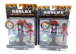 Roblox Star Sorority Dark Mermaid Mini Figure Virtual Evil Narwhal Item ... - $215.29 MXN