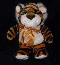 13&quot; 2001 KIDS OF AMERICA ORANGE &amp; BLACK BABY TIGER STUFFED ANIMAL PLUSH TOY - £18.18 GBP