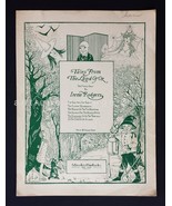 1932 antique TALES FROM THE LAND OF OZ sheet music DISCOVER TERRIBLE wizard - £56.44 GBP