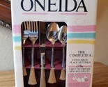 Vintage Oneida Rousseau The Complete 8 Silver Stainless Steel NEW  - $199.00