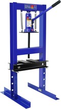 Pullafun 6T Hydraulic Press, 6 Ton H-Frame Garage Floor Hydraulic Benchtop, Blue - $111.97