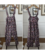 We Be Bop Purple Monkey Print Overalls Romper OSFM - €33,98 EUR