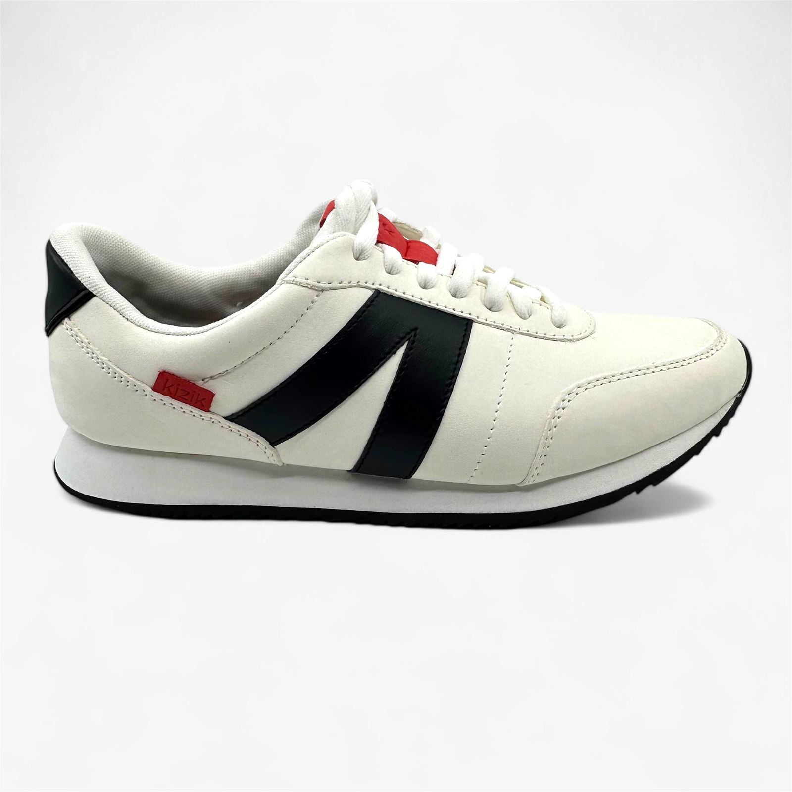 Kizik Milan Optic White Womens Athletic Sneaker