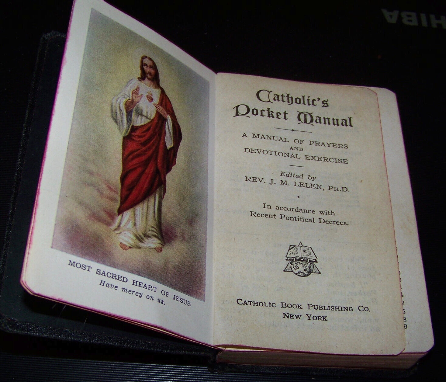 Primary image for catholic pocket manual/ manual for prayers/devotions[ religion/spiritual}