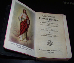 catholic pocket manual/ manual for prayers/devotions[ religion/spiritual} - $19.80
