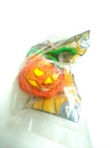 Silly Slammers #4 Pumpkin Keychain 1999 Burger King Toy Unopened Package - £7.66 GBP