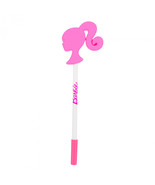 Barbie Logo Pen with Silhouette Topper Pink - $7.98