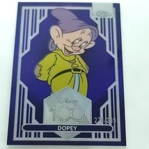 2023 Topps Chrome Disney 100 Snow White Dopey Limited Purple Refractor 2... - $1,114.81 MXN