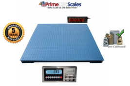 OP-916 Floor Scale 6’x6’ (72&quot;x72&quot;) Printer &amp; Scoreboard 10,000 lb x 1 lb - £2,836.91 GBP