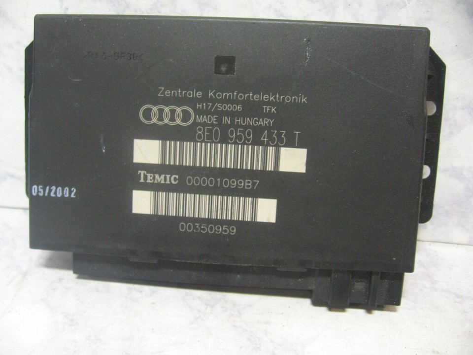 2002 Audi A4 convenience comfort control module CCM computer 8E0959433T ... - $89.00