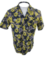 Canyon River Blues Men Hawaiian ALOHA shirt S pit to pit 22 camp floral ... - £12.45 GBP