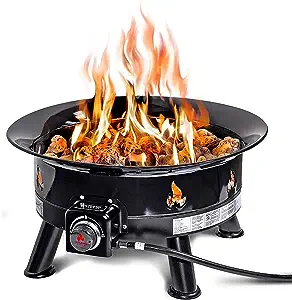 Firebowl Mega Outdoor Propane Gas Fire Pit With Uv And Weather Resistant... - $315.99