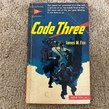 Code Three Crime Thriller Paperback Book by James M. Fox from Pennant Books 1955 - £9.53 GBP