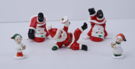 VTG Kitschy Mid Century NAPCO Miniature Elf Candle Holders w 3 Tumbling ... - $1,224.80 MXN