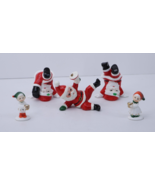 VTG Kitschy Mid Century NAPCO Miniature Elf Candle Holders w 3 Tumbling ... - $64.34