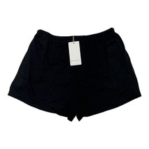 Ekouaer Womens M Sleep Shorts Black Elastic Drawstring Waist Comfort Ath... - $9.85