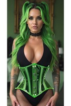 Lavish Green Clear Curvy Underbust Waist Cincher Corset - $109.00