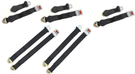 OER Deluxe Seat Belt Set 2 Front and 3 Rear 1966 Chevy Impala Bel Air Biscayne - £435.84 GBP