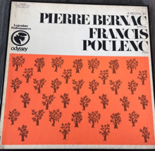 Pierre Bernac Francis Poulenc ‎– A Recital By Pierre Bernac Baritone  Od... - $9.38