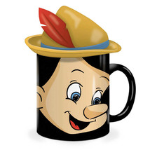 Disney Pinocchio Shaped Mug with Lid - £36.49 GBP