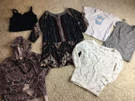 Junior Girls Aeropostale Lot of 6 Mini Boho Dress Cami Top XS and S - $24.74