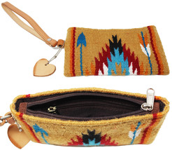 Women&#39;s Western Handwoven Wool Rodeo Cowgirl Fashion Wristlet Wallet 103A08 - $49.49