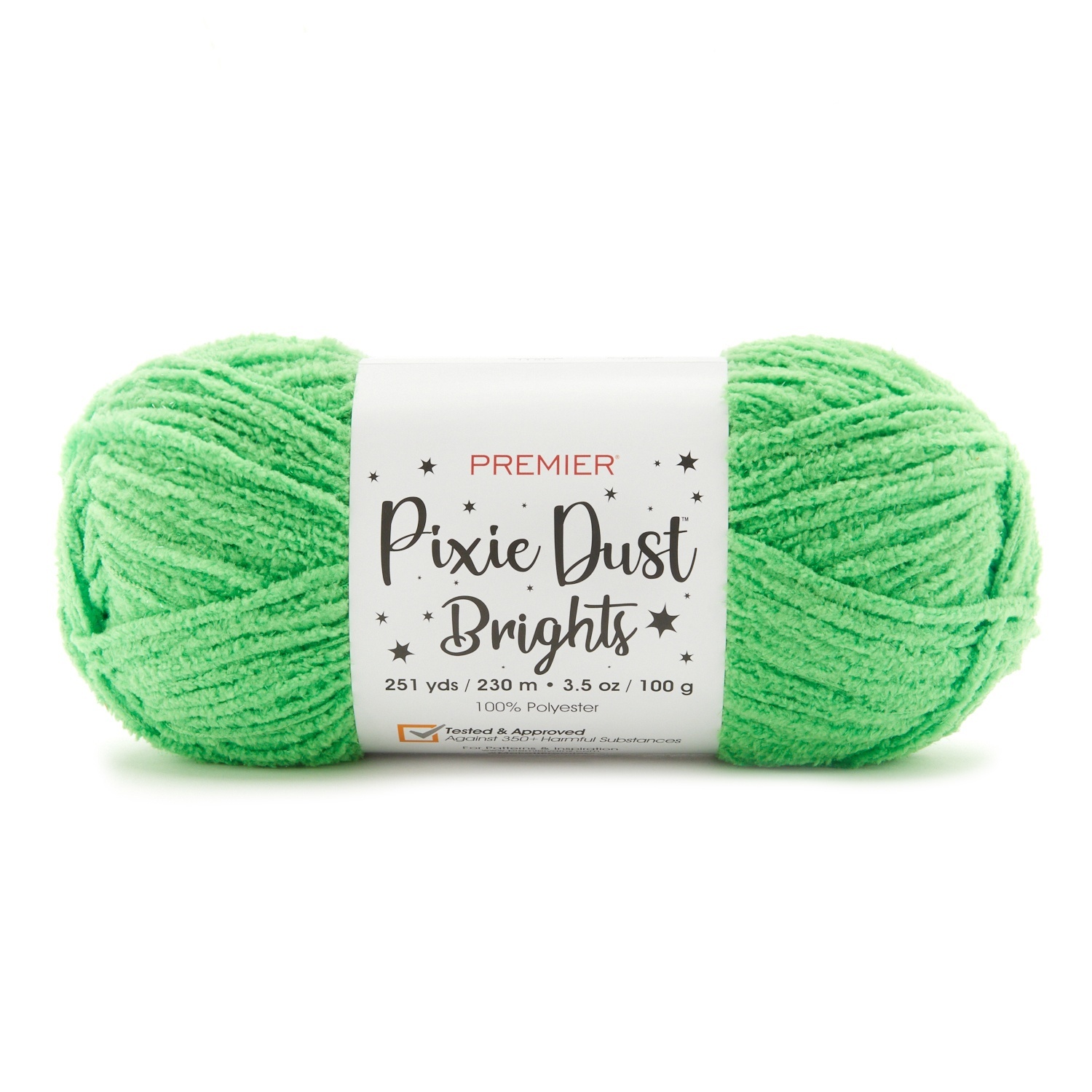 Premier Pixie Dust Brights Yarn-Lucky Clover - $16.25