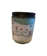 Bath &amp; Body Works SWEATER WEATHER Single Wick CANDLE 7 oz NEW - $9.25