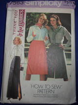Simplicity Misses’ Skirt In Two Lengths &amp; Pantskirt Size 12 #7563  - £4.71 GBP