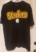 NFL Team Apparel Pittsburgh Steelers Ben Roethlisberger SS T Shirt Mens Large - £10.07 GBP