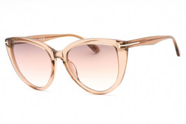 TOM FORD FT0915 45G Shiny Light Brown / Brown Mirror 56-18-140 Sunglasses New... - £139.24 GBP