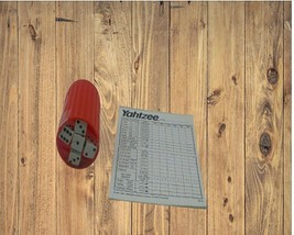 Yahtzee Prats Dices Shake Cup And Score Card - $7.66
