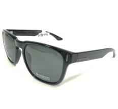 Dragon Sunglasses DR MONARCH XL POLAR 004 Shiny Black Square Frames Black Lenses - £29.72 GBP