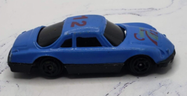 Vintage Blue Porsche Race Car The Toy Network City Racers Diecast Car - $3.95