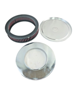 AC9X2RPM For GM Chevrolet 9x2 Round Chrome Breather Washable Air Filter ... - $1,099.88 MXN