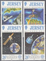 ZAYIX Great Britain Jersey 559-562 MNH Europa Space Satellites 042922-SM134M - £1.74 GBP