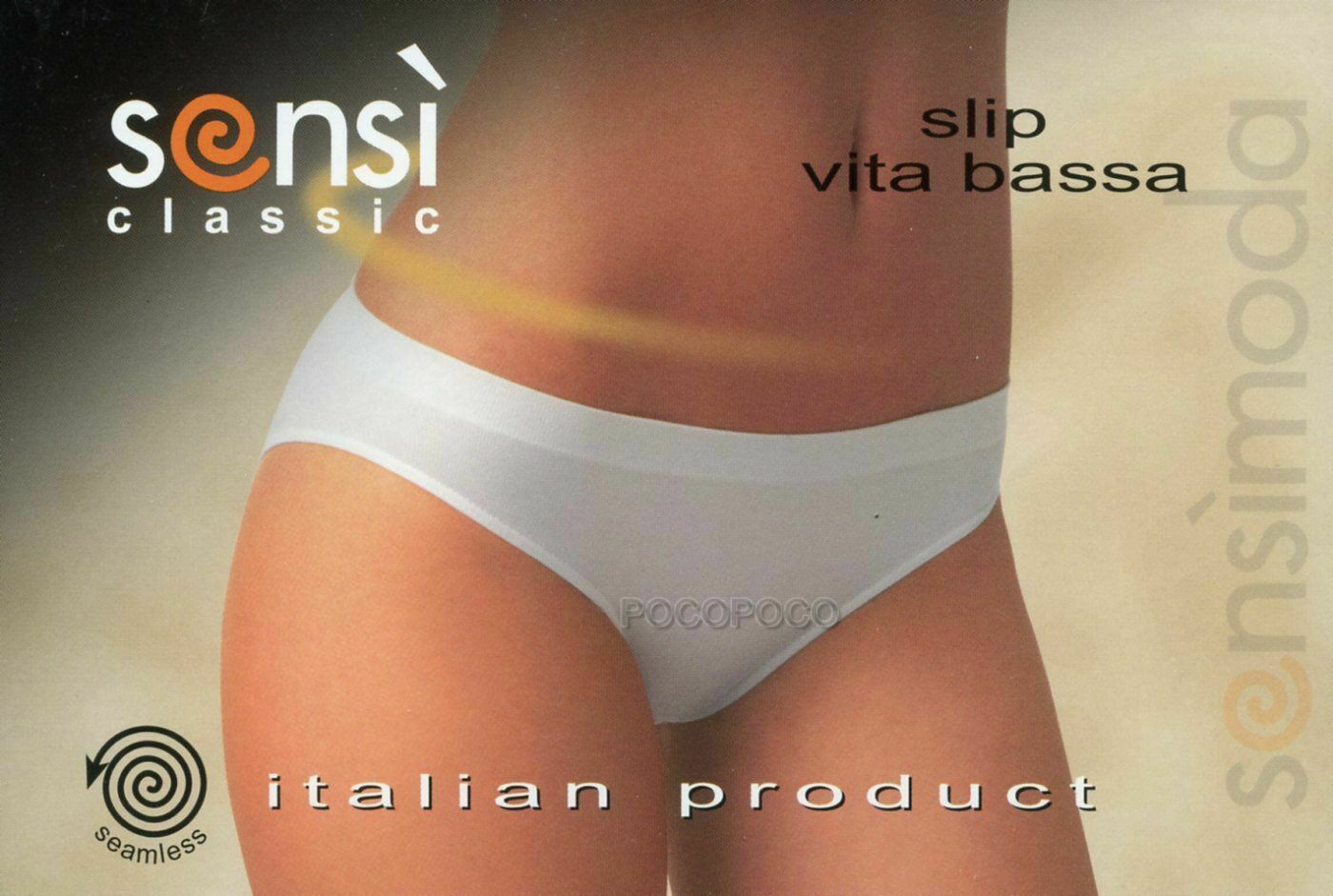 Underwear Waist Low Women&#39;s Microfiber Elastic Sensì Classic SL080M Sensi &#39; - $8.12