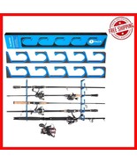 H5 Fishing Rod Storage Rack - Elegant Solution for Garage &amp; Home - Holds... - $660.61 MXN