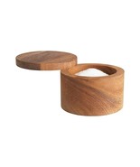 Wooden Salt Box for Kitchen or Dining Table Spice  (size: 3.5 x 2.5 in ) - £17.39 GBP