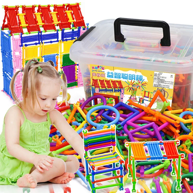 Children Smart Building Block Stick Toy Puzzle Assembly DIY Toy Construction - £10.24 GBP+