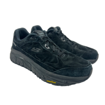 Skechers Men&#39;s Road Walker ArchFit Casual Sneakers Black Suede Size 12M - $56.99
