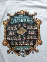 1997 WORLD SERIES CHAMPIONS FLORIDA MARLINS T-SHIRT MLB BASEBALL vs. IND... - $69.99