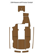 1994 Mastercraft Prostar Cockpit Pad Boat EVA Foam Faux Teak Deck Floor Mat - $1,224.23 CAD
