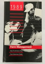 1989 Yearbook of Agriculture Farm Management Hardcover - £7.59 GBP