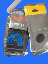 Shock Doctor Blue Braces Strapless Upper Protection Mouthguard for Adult... - $8.99