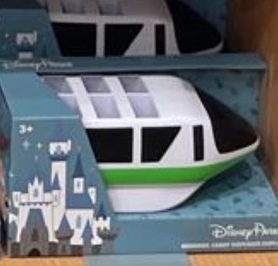 Disney Parks Green Monorail Pez Candy Dispenser Display Plastic NEW - $32.99