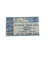 February 27 1988 Squeeze Concert Ticket Stub Paramount Theatre Seattle - £9.38 GBP