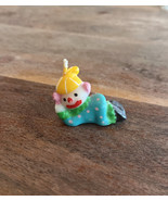 Vintage Clown Candle Wax Blue/Green/Pink Dots 1.5” Tall-  2” Long Never Lot - €7,47 EUR