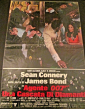 SEAN CONNERY :JAMES BOND 007 (DIAMONDS ARE FOREVER) RARE EURO ACTION POSTER - $321.75