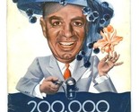 200,000 at Breakfast with Tom Breneman 1943 Booklet Radio Program  - $11.88